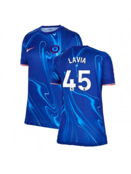 Chelsea Romeo Lavia #45 Zenski Domaci Dres 2024-25 Kratak Rukavima